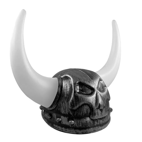 CPAOWEHF Warrior Vikinges Helme Mit Hörnern Mittelalterlicher Wikinger Hörte Wikinger Helme Berserker Soldat Warrior Sallet Sallet von CPAOWEHF