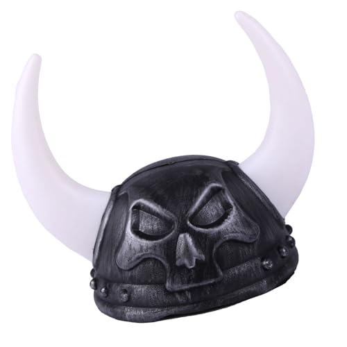 CPAOWEHF Warrior Vikinges Helme Mit Hörnern Mittelalterlicher Wikinger Hörte Wikinger Helme Berserker Soldat Warrior Sallet Sallet von CPAOWEHF