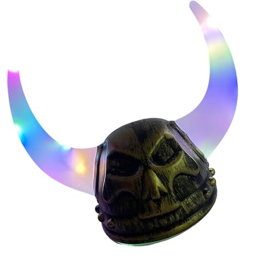 CPAOWEHF Warrior Vikinges Helme Mit Hörnern Mittelalterlicher Wikinger Hörte Wikinger Helme Berserker Soldat Warrior Sallet Sallet von CPAOWEHF