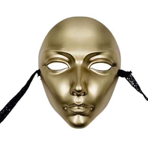 Masquerade Maske Farbe Feines Gesicht Für Frauen Männer Cosplay Fotografie Requisiten Halloween Dekoration Unbemalte Handwerksmaske von CPAOWEHF