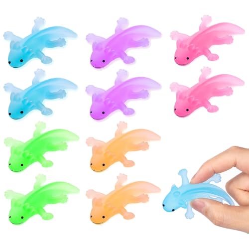 10 Stücke Axolotl Spielzeug, Axolotl, Squeeze Toy, Squishy, Axolotle Squeeze Toys, Axolotl Stretchy Toys, für Kinder Kinder Party Favors Geschenkbeutel Füllstoffe (Zufällige Farbe) 10 Stücke Axolotl Spielzeug, Axolotl, Squeeze Toy, Squishy, Axolotle Squeeze Toys, Axolotl Stretchy Toys, für Kinder Kinder Party Favors Geschenkbeutel Füllstoffe (Zufällige Farbe) von CPRNQY