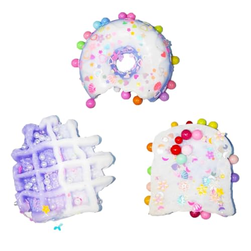 3 Stück Taba Squishy, Fufu Squishy, Superweicher Kuscheliger Stressabbau Stress Spielzeugg, Süße Weiche Quetschspielzeug, Fidget Toys, Sensorik Spielzeug Geeignet für Erwachsene und Kinder von CPRNQY