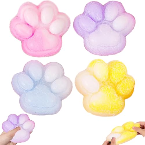 4 Stück Fufu Squishy, Taba Squishy, Katzenpfoten Squishy, Squishy Pfote, Squeeze Toy, Taba Squishy Paw, Mädchen und Jungen Zum Entspannen, Stressabbau Fidget Toys, Zum Stressabbau (Zufällige Farbe) 4 Stück Fufu Squishy, Taba Squishy, Katzenpfoten Squishy, Squishy Pfote, Squeeze Toy, Taba Squishy Paw, Mädchen und Jungen Zum Entspannen, Stressabbau Fidget Toys, Zum Stressabbau (Zufällige Farbe) von CPRNQY