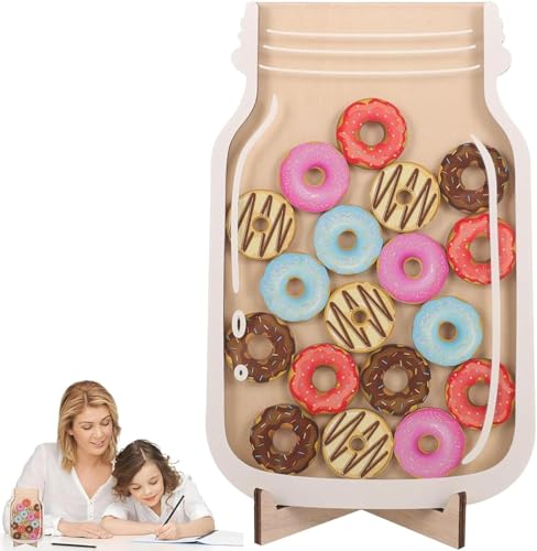 Belohnungsglas, Belohnungsglas Kinder, Belohnungsglas Mit Donut, Belohnungstabelle Für Klassenzimmer, Personalisierte Belohnungstabelle Kinder Verwendet Für Die Kultivierung Guter Gewohnheiten Bei von CPRNQY