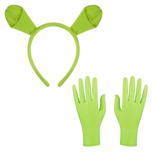 CPRNQY 2 Sätze von -Kleidungsaccessoires, authentische -Ohrringe und -Handschuhe, Dekorationsdesign-Kostüme für Halloween, Rollenspiel für Erwachsene und Kinder und Themenpartys CPRNQY 2 Sätze von -Kleidungsaccessoires, authentische -Ohrringe und -Handschuhe, Dekorationsdesign-Kostüme für Halloween, Rollenspiel für Erwachsene und Kinder und Themenpartys von CPRNQY