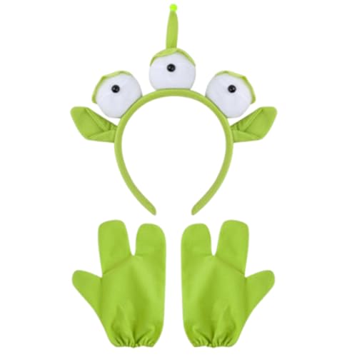 2 Teile Haarreif Und Handschuhe Set, Kostüm Zubehör Für Kinder Und Erwachsene, Themed Party Accessoires, Cosplay Kostüm, Zubehör für Kinder und Erwachsene, Make-up von CPRNQY