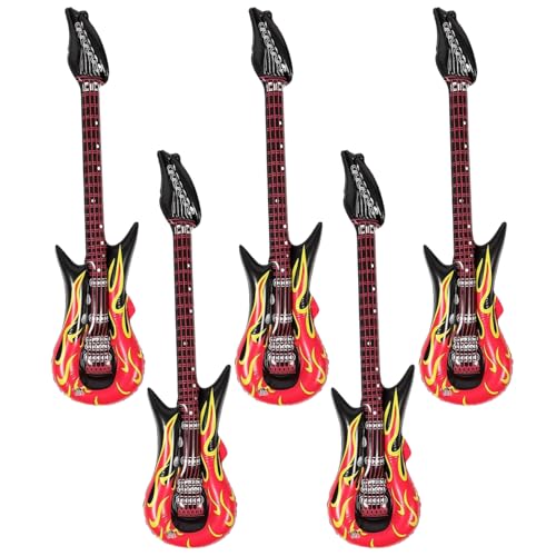 Luftgitarren Zum Aufblasen Aufblasbare Gitarre Mit Flammenmuster 90cm Luftgitarre Für Mottopartys Und Karneval 5 Stück Set Perfekt Für Spaßige Feiern Und Teamaktivitäten Luftgitarren Zum Aufblasen Aufblasbare Gitarre Mit Flammenmuster 90cm Luftgitarre Für Mottopartys Und Karneval 5 Stück Set Perfekt Für Spaßige Feiern Und Teamaktivitäten von CPRNQY