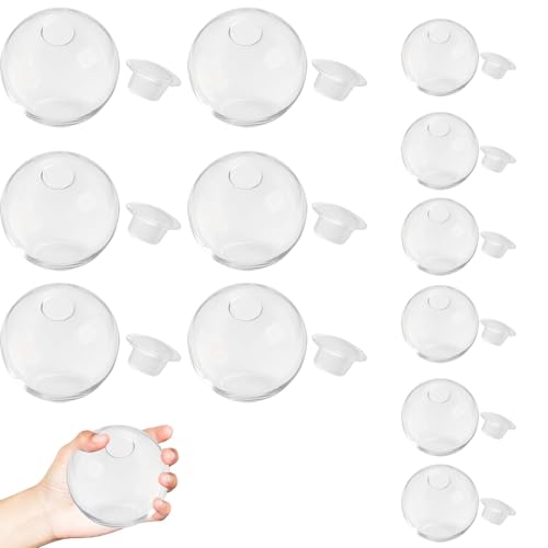 Squishy Ball, Squishy Maker DIY Set, Stress Ball, Squishy Selber Machen Set,Transparente Hohlballhaut, Ideal zur Entspannung und für Kreativprojekte, 6 Stück 4 cm und 6 Stück 6 cm Squishy Ball, Squishy Maker DIY Set, Stress Ball, Squishy Selber Machen Set,Transparente Hohlballhaut, Ideal zur Entspannung und für Kreativprojekte, 6 Stück 4 cm und 6 Stück 6 cm von CPRNQY