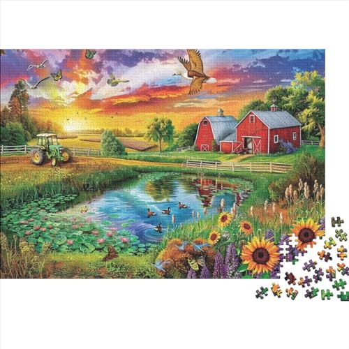 300-teiliges Puzzle Für Erwachsene. 300-teiliges Puzzle Für Erwachsene Colorful Farm 300pcs (40x28cm) von CPXSEMAZA