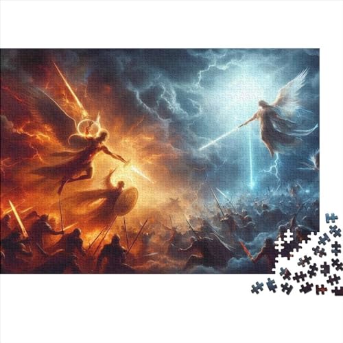 Angel War Puzzles Für Erwachsene 1000 Puzzles Für Erwachsene 1000 Teile Puzzle 1000 Teile Puzzles 1000pcs (75x50cm) von CPXSEMAZA