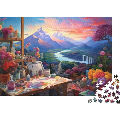 Art Studio Puzzles 1000 Teile Für Erwachsene Puzzles Für Erwachsene 1000 Teile Puzzle Lernspiele Ungelöstes Puzzle 1000pcs (75x50cm) von CPXSEMAZA