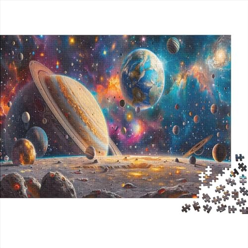 Colorful Universe 3D-Puzzles 1000 Teile Für Erwachsene Puzzles Für Erwachsene 1000 Teile Puzzle Lernspiele Ungelöstes Puzzle 1000pcs (75x50cm) von CPXSEMAZA
