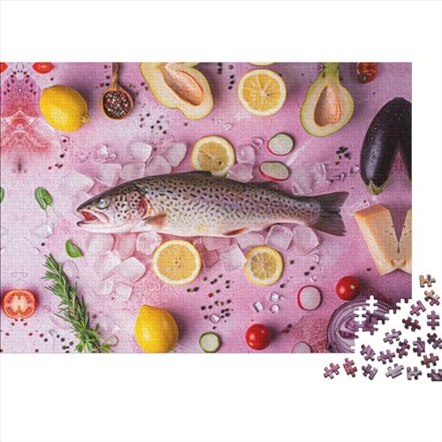 Fish Puzzles Für Erwachsene 1000 Teile Puzzles Für Erwachsene Puzzles 1000 Teile Für Erwachsene Anspruchsvolles Spiel Ungelöstes Puzzle 1000pcs (75x50cm) von CPXSEMAZA