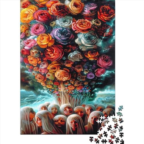 Flower Maidens Ritual Puzzles 1000 Teile Für Erwachsene Puzzles Für Erwachsene 1000 Teile Puzzle Lernspiele Heimdekoration Puzzle 1000pcs (75x50cm) von CPXSEMAZA