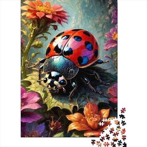 Ladybug Puzzles Für Erwachsene 1000 Puzzles Für Erwachsene 1000 Teile Puzzles Für Erwachsene Puzzles 1000 Teile Für Erwachsene 1000pcs (75x50cm) von CPXSEMAZA