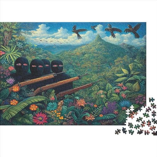 Poacher Puzzles 1000 Teile Für Erwachsene Puzzles Für Erwachsene 1000 Teile Puzzle Lernspiele Ungelöstes Puzzle 1000pcs (75x50cm) von CPXSEMAZA