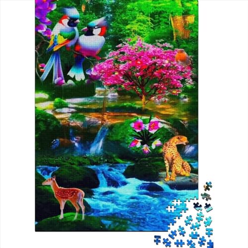 Puzzles 300 Teile Für Erwachsene Fairy Tale Animals 300-teilige Puzzles, Familienaktivitätspuzzles, Lernspiele 300pcs (40x28cm) von CPXSEMAZA