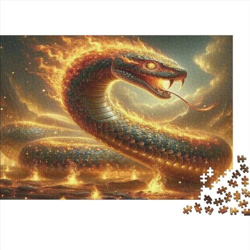 Puzzles 300 Teile Für Erwachsene Snake 300-teilige Puzzles, Familienaktivitätspuzzles, Lernspiele 300pcs (40x28cm) von CPXSEMAZA