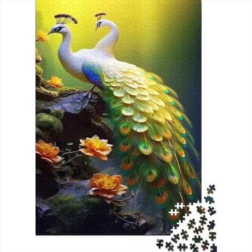 Puzzles 500 Teile Für Erwachsene Peacock 500-teilige Puzzles, Familienaktivitätspuzzles, Lernspiele 500pcs (52x38cm) von CPXSEMAZA