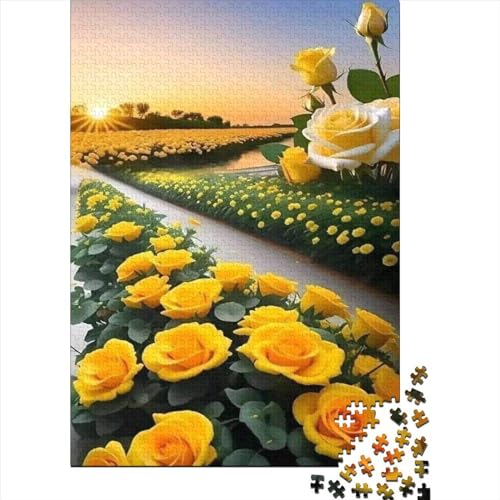 Puzzles 500 Teile Für Erwachsene Sunset Rose 500-teilige Puzzles, Familienaktivitätspuzzles, Lernspiele 500pcs (52x38cm) von CPXSEMAZA