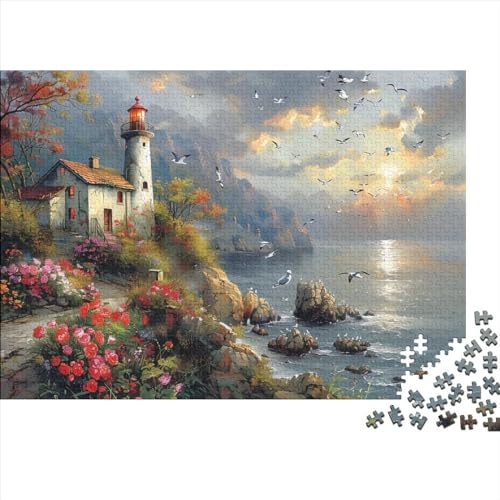 Puzzles Für Erwachsene 1000 Teile Beach House Puzzles Als Geschenke Für Erwachsene 1000pcs (75x50cm) von CPXSEMAZA