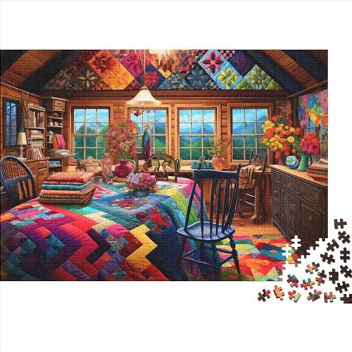 Puzzles Für Erwachsene 1000 Teile Colorful Room Puzzles Als Geschenke Für Erwachsene 1000pcs (75x50cm) von CPXSEMAZA