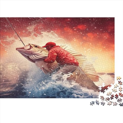 Puzzles Für Erwachsene 1000 Teile Fishing Enthusiast Puzzles Als Geschenke Für Erwachsene 1000pcs (75x50cm) von CPXSEMAZA
