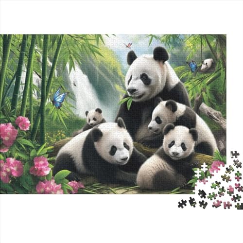 Puzzles Für Erwachsene 1000 Teile Holzpuzzle Cute Panda Puzzle-Kunstwerk, Puzzle-Wanddekoration, Einzigartige Geburtstags 1000pcs (75x50cm) von CPXSEMAZA