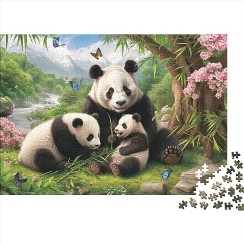 Puzzles Für Erwachsene 1000 Teile Holzpuzzle Cute Panda Puzzle-Kunstwerk, Puzzle-Wanddekoration, Einzigartige Geburtstags 1000pcs (75x50cm) von CPXSEMAZA