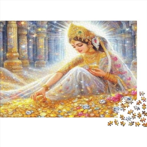 Puzzles Für Erwachsene 1000 Teile Holzpuzzle Indian Girl Puzzle-Kunstwerk, Puzzle-Wanddekoration, Einzigartige Geburtstags 1000pcs (75x50cm) von CPXSEMAZA