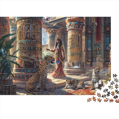 Puzzles Für Erwachsene 1000 Teile Holzpuzzle Queen of Egypt Puzzle-Kunstwerk, Puzzle-Wanddekoration, Einzigartige Geburtstags 1000pcs (75x50cm) von CPXSEMAZA