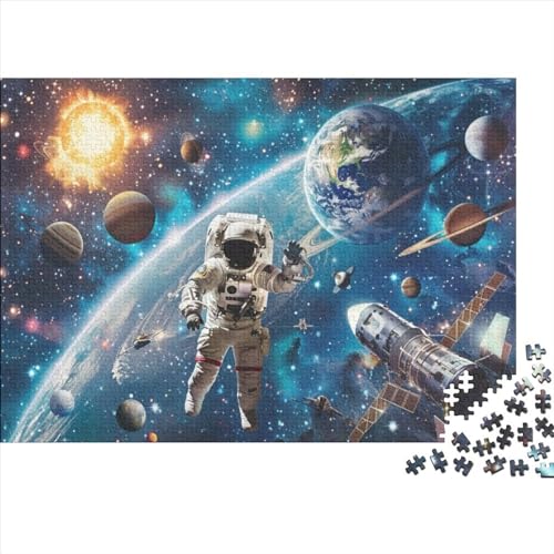 Puzzles Für Erwachsene 1000 Teile Holzpuzzle Space Explorer Puzzle-Kunstwerk, Puzzle-Wanddekoration, Einzigartige Geburtstags 1000pcs (75x50cm) von CPXSEMAZA
