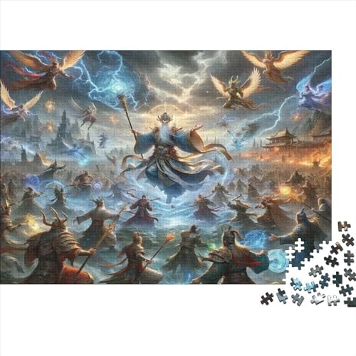 Puzzles Für Erwachsene 300 Teile Holzpuzzle God's War Puzzle-Kunstwerk, Puzzle-Wanddekoration, Einzigartige Geburtstags 300pcs (40x28cm) von CPXSEMAZA