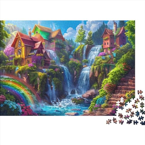 Puzzles Für Erwachsene 500 Teile Holzpuzzle Fairy Tale World Puzzle-Kunstwerk, Puzzle-Wanddekoration, Einzigartige Geburtstags 500pcs (52x38cm) von CPXSEMAZA