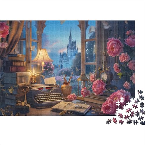 CPXSEMAZA Puzzle 500 Teile - Romantic Rose 500pcs (52x38cm) - Hochwertige Materialien, Fotorealistisch, Erwachsene von CPXSEMAZA