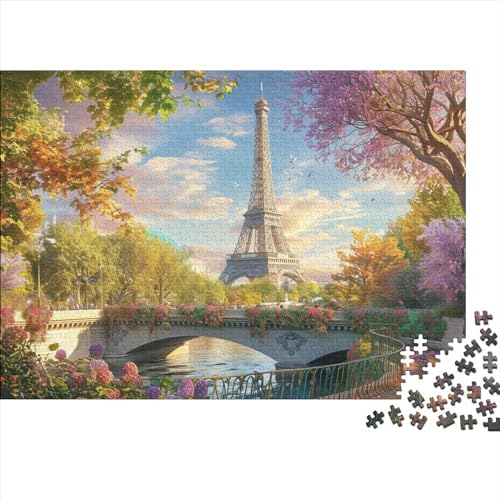 Romantic Paris Puzzles Für Erwachsene 1000 Teile Puzzles Für Erwachsene Puzzles 1000 Teile Für Erwachsene Anspruchsvolles Spiel 1000pcs (75x50cm) von CPXSEMAZA