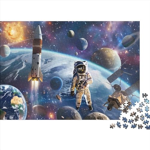 Space Explorer Puzzles Für Erwachsene 1000 Teile Puzzles Für Erwachsene Puzzles 1000 Teile Für Erwachsene Anspruchsvolles Spiel 1000pcs (75x50cm) von CPXSEMAZA