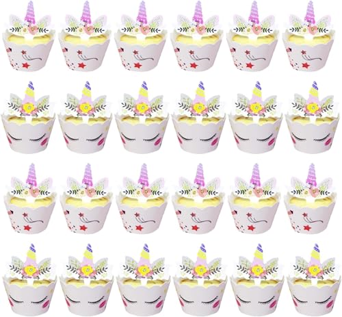24 Stück Einhorn Tortendeko,Einhorn Geburtstagsdeko Muffin Deko Cupcake Deko Einhorn Deko Kindergeburtstag für Geburtstagsfeier Hochzeiten Kinder Geburtstag Party Hochzeit 24 Stück Einhorn Tortendeko,Einhorn Geburtstagsdeko Muffin Deko Cupcake Deko Einhorn Deko Kindergeburtstag für Geburtstagsfeier Hochzeiten Kinder Geburtstag Party Hochzeit von CPYJW