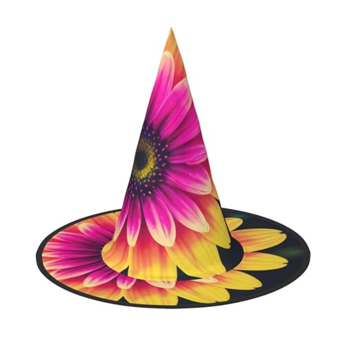 1 PC Halloween Hut - Retro Blume Druck Hexen Dekor Party Hexe Kostüm Spitze Horn Kappe Festliches Geschenk 1 PC Halloween Hut - Retro Blume Druck Hexen Dekor Party Hexe Kostüm Spitze Horn Kappe Festliches Geschenk von CPyuqw