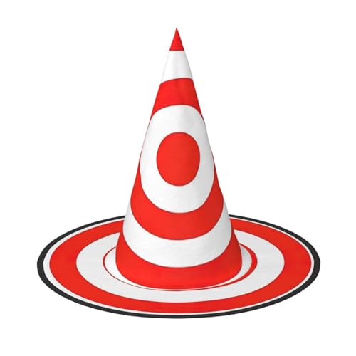 3 Stück Halloween-Hut – Design Zieldruck Hexen Dekor Party Hexenkostüm, spitze Hornkappe, festliches Geschenk von CPyuqw