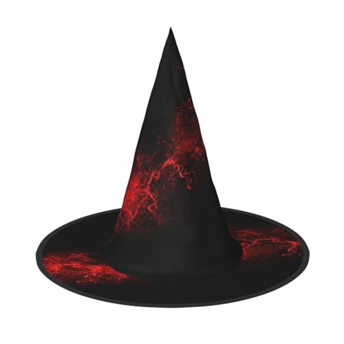 3 Stück Halloween-Hut – Explosion Burst Rot Schwarz Druck Hexen Dekor Party Hexenkostüm Spitze Horn Kappe Festliches Geschenk 3 Stück Halloween-Hut – Explosion Burst Rot Schwarz Druck Hexen Dekor Party Hexenkostüm Spitze Horn Kappe Festliches Geschenk von CPyuqw