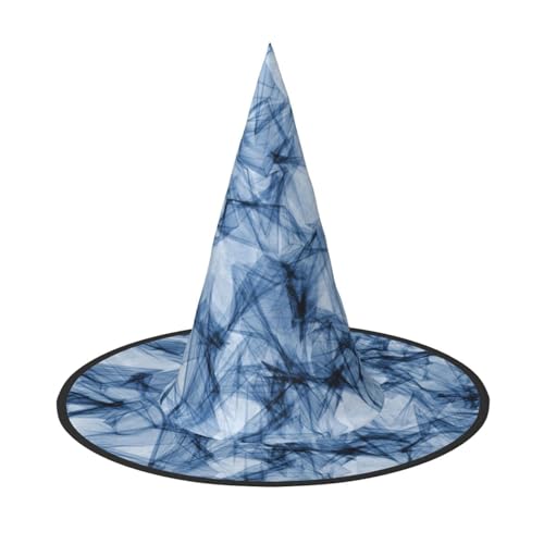 Halloween-Hut – dunkelblauer Marmor-Druck, Hexendekoration, Party, Hexenkostüm, spitze Hornkappe, festliches Geschenk, 3 Stück Halloween-Hut – dunkelblauer Marmor-Druck, Hexendekoration, Party, Hexenkostüm, spitze Hornkappe, festliches Geschenk, 3 Stück von CPyuqw