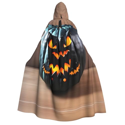Halloween Kapuzenumhang Kostüm – Unisex Erwachsene Halloween Fledermaus Kürbis Druck Umhang für Partys, Karneval, Comic Ausstellungen Halloween Kapuzenumhang Kostüm – Unisex Erwachsene Halloween Fledermaus Kürbis Druck Umhang für Partys, Karneval, Comic Ausstellungen von CPyuqw