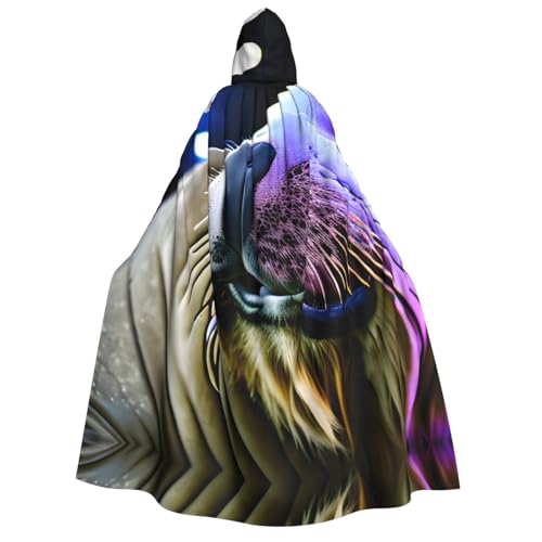 Halloween Kapuzenumhang Kostüm - Unisex Erwachsene Walross Print Umhang für Partys, Karneval, Comic Ausstellungen Halloween Kapuzenumhang Kostüm - Unisex Erwachsene Walross Print Umhang für Partys, Karneval, Comic Ausstellungen von CPyuqw