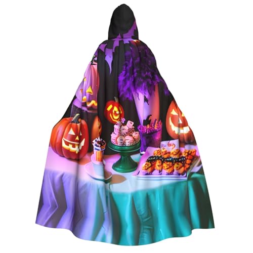 Halloween-Kostüm mit Kapuze, Unisex, Erwachsene, Halloween, Karneval, Party, bedruckter Umhang für Partys, Karneval, Comic-Ausstellungen Halloween-Kostüm mit Kapuze, Unisex, Erwachsene, Halloween, Karneval, Party, bedruckter Umhang für Partys, Karneval, Comic-Ausstellungen von CPyuqw