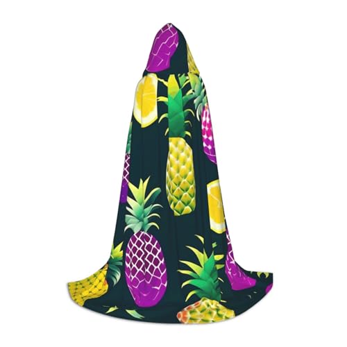 M Halloween-Kapuzenumhang – Unisex, buntes Obst-Ananas-Kostüm für Partys, Karneval und Comic-Ausstellungen M Halloween-Kapuzenumhang – Unisex, buntes Obst-Ananas-Kostüm für Partys, Karneval und Comic-Ausstellungen von CPyuqw