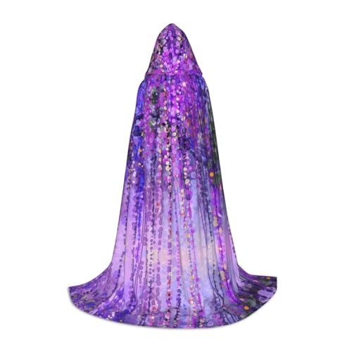 M Halloween Kapuzenumhang - Unisex Blumen Baum Volldruck Kostüm für Party Karneval Comic Ausstellung von CPyuqw