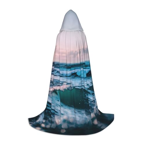 M Halloween Kapuzenumhang - Unisex Ozeanwellen Volldruck Kostüm für Partys, Karneval und Comic Ausstellungen M Halloween Kapuzenumhang - Unisex Ozeanwellen Volldruck Kostüm für Partys, Karneval und Comic Ausstellungen von CPyuqw