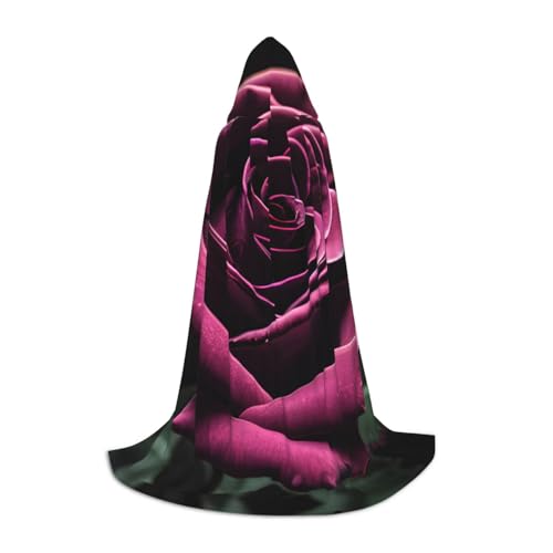 S Halloween Kapuzen Umhang Unisex Gothic Rose Volldruck Kostüm für Party Karneval Comic Ausstellung von CPyuqw