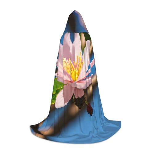 S Halloween Kapuzenumhang - Unisex Rosa Mandelblüte Volldruck Kostüm für Partys, Karneval und Comic Ausstellungen S Halloween Kapuzenumhang - Unisex Rosa Mandelblüte Volldruck Kostüm für Partys, Karneval und Comic Ausstellungen von CPyuqw